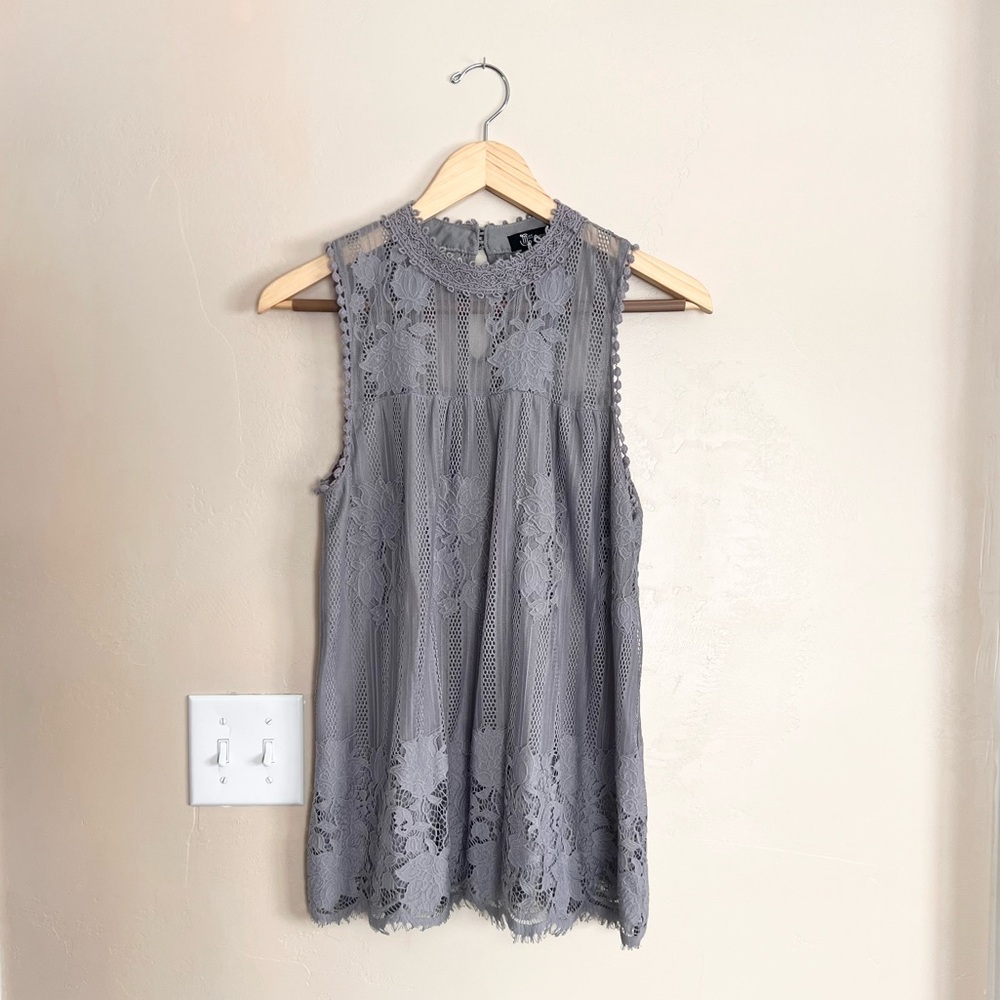 Miss Chievous Lace Tank Top M